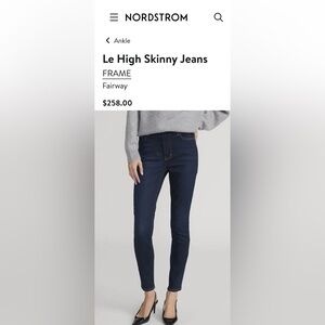 Frame Le High skinny jeans
